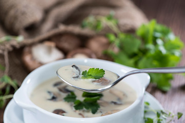 Homemade Mushroom Soup