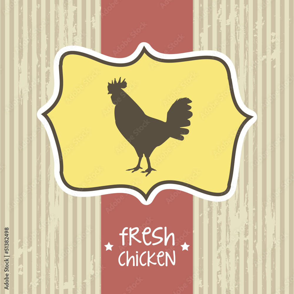 Sticker fresh chicken