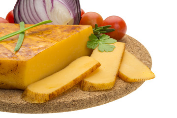 Cheese onion and tomatoes