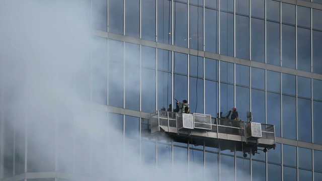 Swing Stage and Window Cleaners