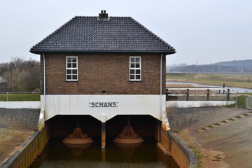 Pumping station Oude Schans on Texel.