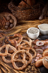Tasty fresh pretzels