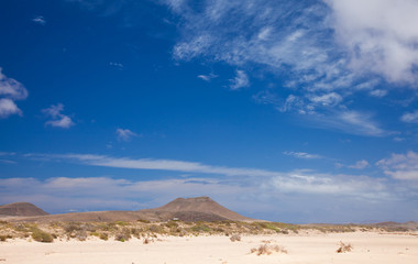 Fototapeta na wymiar Inland Northern Fuerteventura