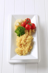 Couscous and vegetables