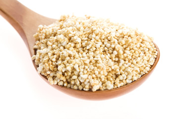 Amaranth popping, gluten-free, high protein grain cereal