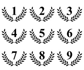Lauriers de 1 à 9