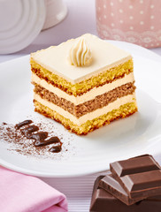 cream chocolate fruit cake sweet food dessert