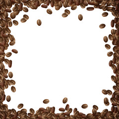 Vector Illustration of a Coffee Background