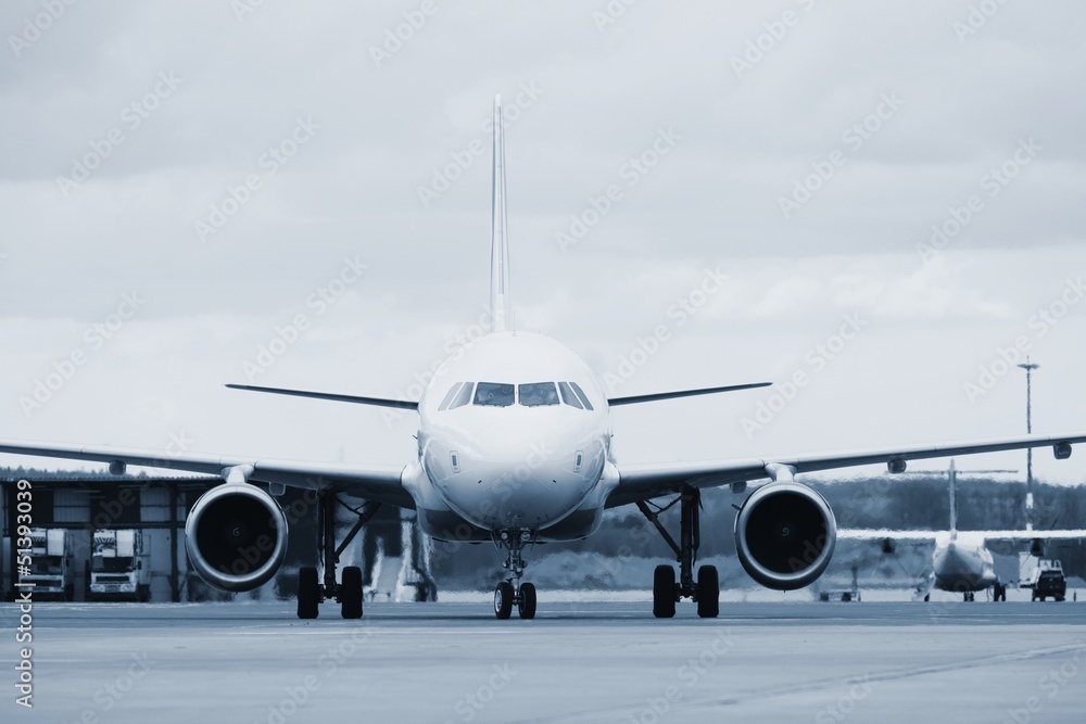 Wall mural airport