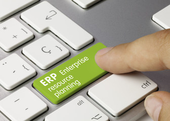 ERP Enterprise resource planning keyboard