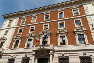 Rome, Italy. Typical architectural details of the old city