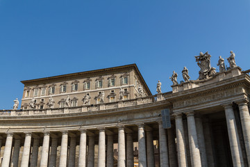 Fototapeta na wymiar Saint Peter's Square, Rome, Italy