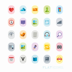 Colourful Interface Icons
