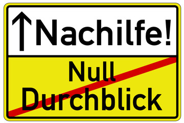 Nachilfe Noten Schild  #130414-svg02