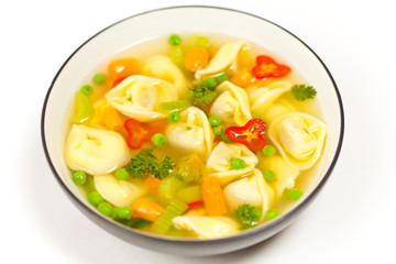 Tortellini soup