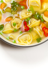 Tortellini soup