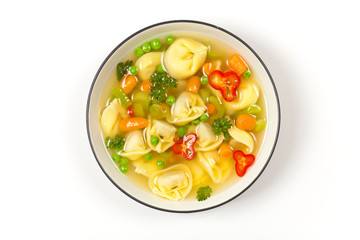 Tortellini soup