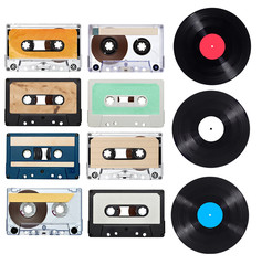 music audio tape vynil vinyl vintage