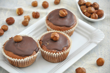 Schokoladen Nuss Muffins