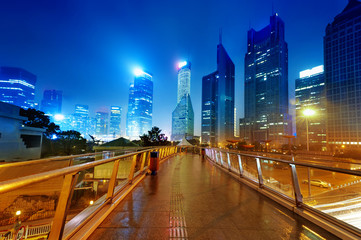 Fototapeta na wymiar the modern building in shanghai china.