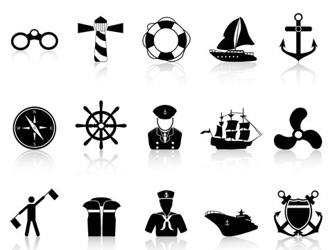 black sailing icons