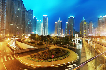 Fototapeta premium the modern building in shanghai china.
