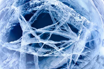 Fotobehang Baikal ice © Serg Zastavkin