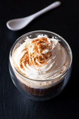 Coffee with whipped cream