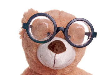 Teddy with glasses