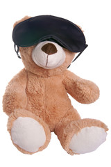 Teddy with sleep mask