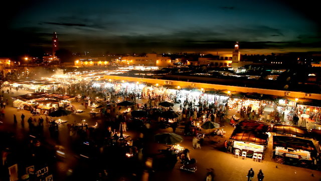 El Jemaa el fna sqare. Marrakesh, Morocco