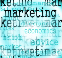 concept marketing words background