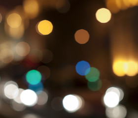 Obraz premium out of Focus Lights during the Night