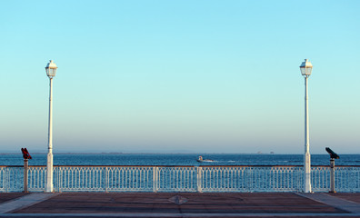 jetée sur la baie d' Arcachon
