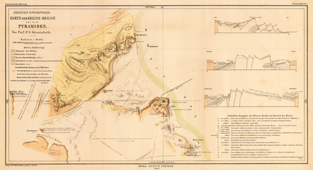 Egypt vintage map