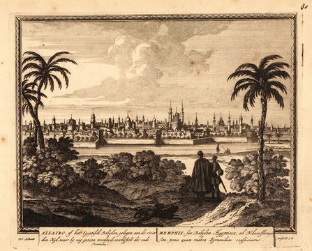 Cairo vintage map