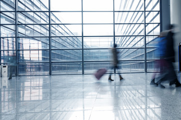 Interior of the shanghai pudong airport