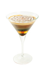 Coffee cocktail isolated