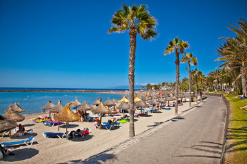 Playa de la Vistas beach. Tenerife, Canaries