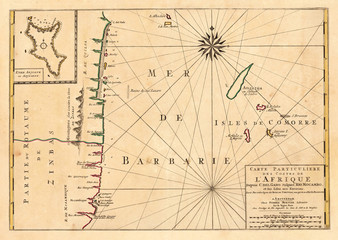 Vintage nautical map