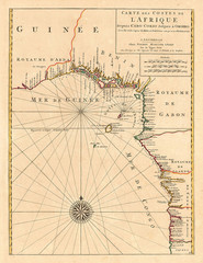 Vintage nautical map