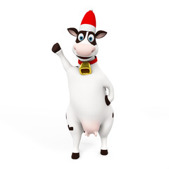 3d rendered toon character - funny cow