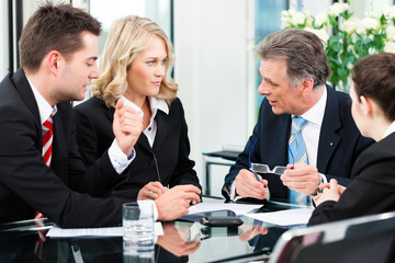 Business people - meeting in an office