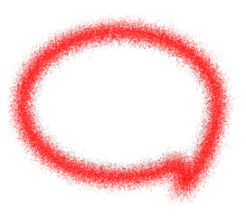 speech bubble outline illustration