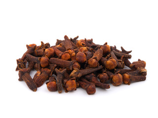 Cloves isolated on white background