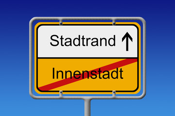 Stadtrand - Innenstadt