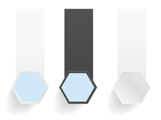 Vector abstract background. Infographics banner and numbered