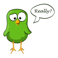 Cartoon chicken really