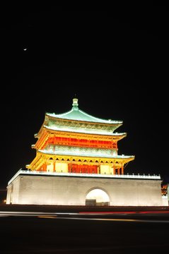 Bell Tower in Xian, China