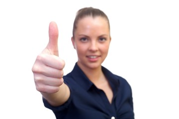 Smiling business woman